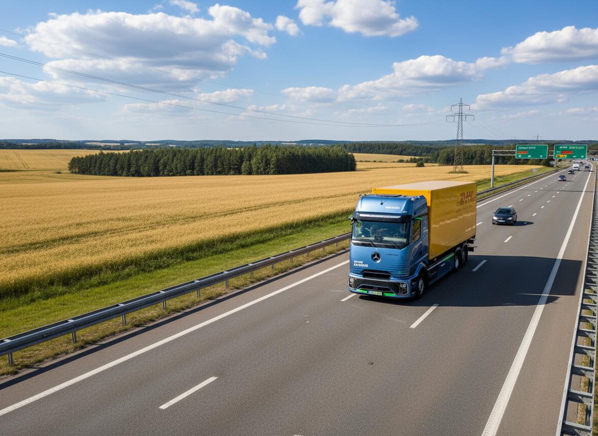 eActros 600 w trasie